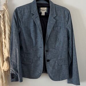 J. Crew Women’s Denim Blue Blazer